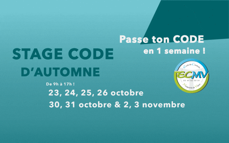 stage code angouleme